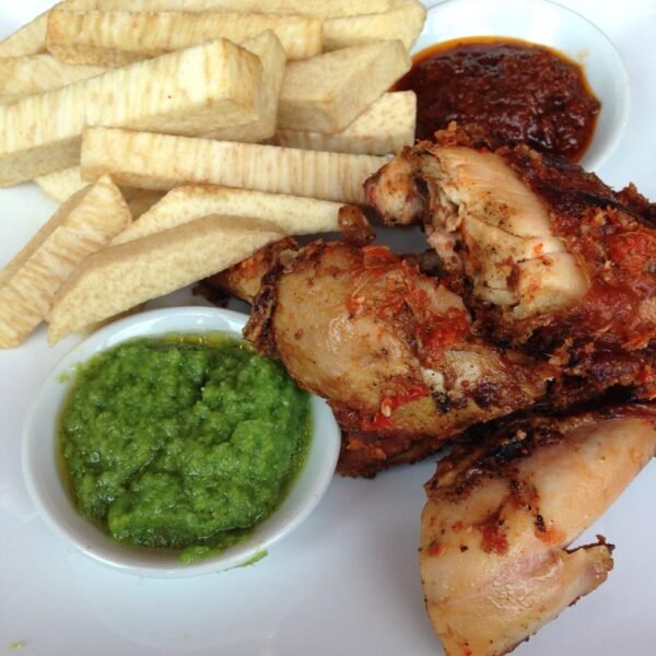 Yam with pork chops