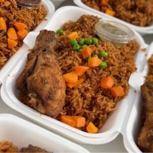 Jollof with Chicken