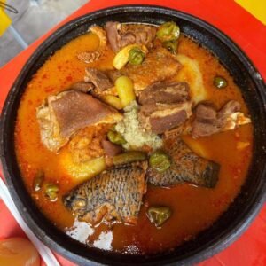Fufu with Chicken Wings