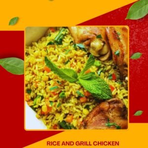 Fried Rice with Grilled Chicken