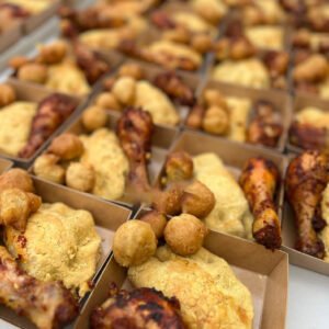 Packed finger food per pack
