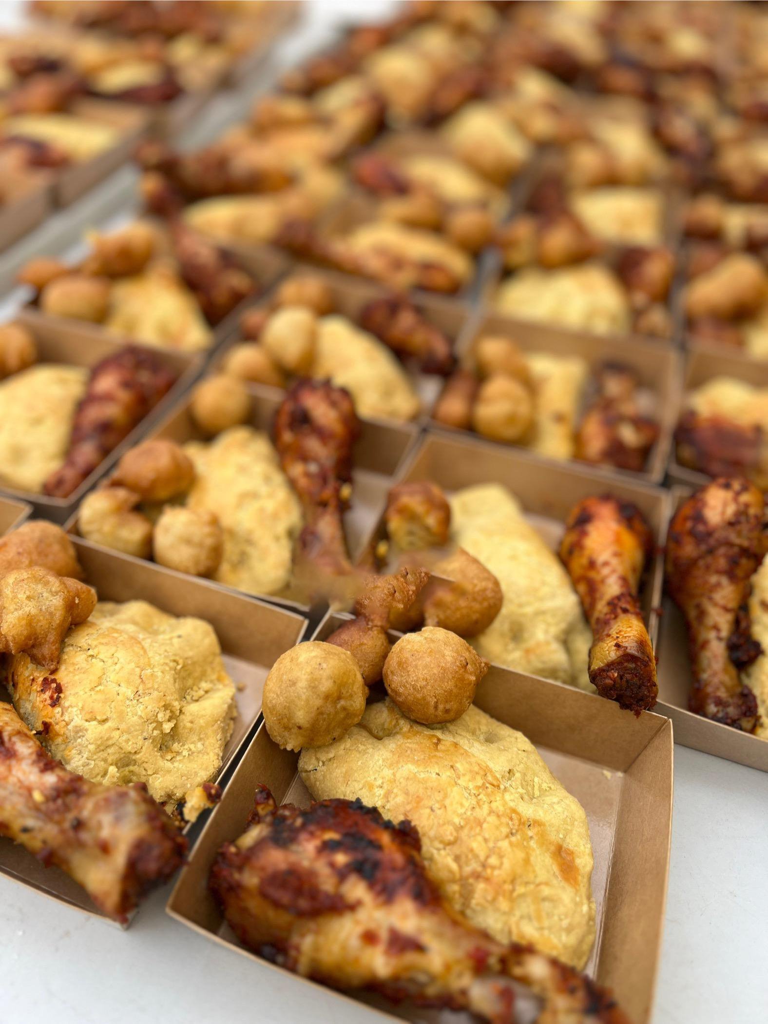 Packed finger food per pack